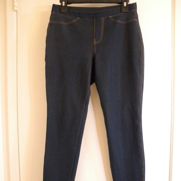 Navy Blue Jeggings Sz M - Picture 1 of 9
